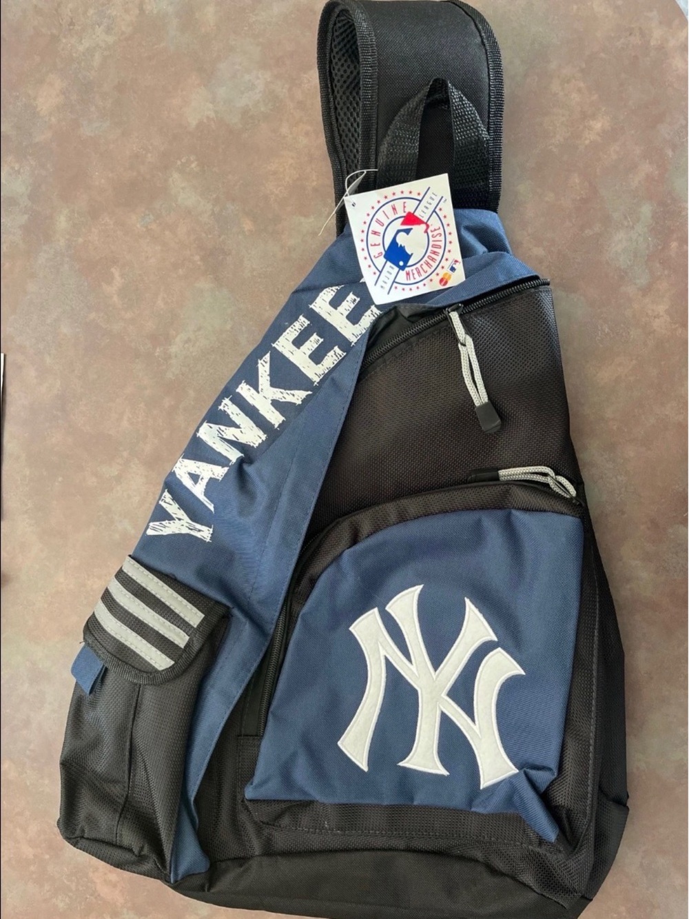 New York Yankees Navy & Black Crossbody/Waist Bag